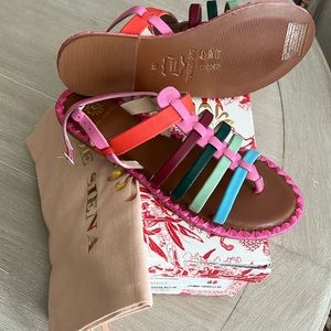 Sundance (De Siena) multi-color strappy sandals
